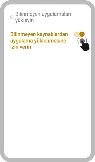 Android kurulum adım 3: APK indirme